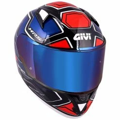 Budget ???? Plastic Givi 50.6 Sport Deep Helmet Blue Red ❤️ -Givi Sales Store givi 50.6sport deep blurosso 2