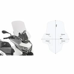 Coupon ???? Wind Screens Givi 5132dt Windscreen Clear Bmw C400 Gt ❤️