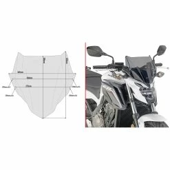 Best Sale ???? Wind Screens Givi A1159 Windscreen Smoked Tenere 700 ????
