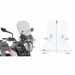 Promo ✔️ Wind Screens Givi Af7711 Windscreen Airflow ⭐