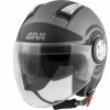 New ⭐ Plastic Givi Air Jet R Round Helmet Titanium Black ???? -Givi Sales Store givi airjetround grigio