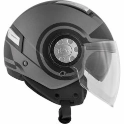 New ⭐ Plastic Givi Air Jet R Round Helmet Titanium Black ???? -Givi Sales Store givi airjetround grigio 2