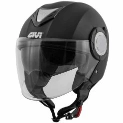 Hot Sale ???? Plastic Givi 12.4 Future Solid Helmet Matt Black ????