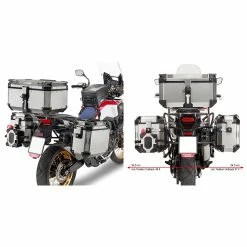 New ⭐ Side Givi Pl1144cam Outback Supports For Honda Africa Twin 2016 - 2017 ???? -Givi Sales Store givi pl1144cam