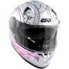 Cheap ???? Plastic Givi 50.6 Stoccarda Mendhi Helmet Silver Pink ????