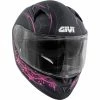 Promo ???? Plastic Givi 50.6 Stoccarda Mendhi Helmet Black Pink ????