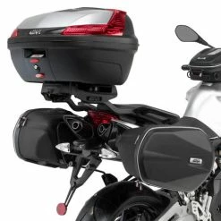 New ???? Side Givi Te6702 Tubular Holder For Easylock Panniers Aprilia Shiver 750 / Abs (10> 16) ⭐
