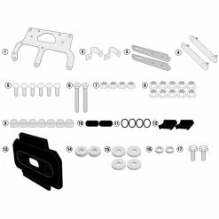 Outlet ⌛ Givi Tl31112kit Screws For S250 ????