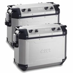 Budget ???? Givi Pair Of Side Cases Trekker Outback 37lt Aluminium 2018 ????