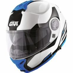 Promo ???? Plastic Givi X.21 Spirit Helmet White Blue ???? -Givi Sales Store givi x21 spirit helmet biancoblu 2