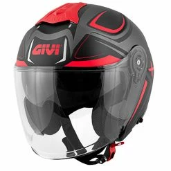Best Pirce ???? Plastic Givi X.22 Planet Hyper Helmet Titanium Fluo Red ????