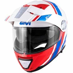 Discount ✨ Plastic Givi X33 Canyon Division Modular Helmet Red Blue ????